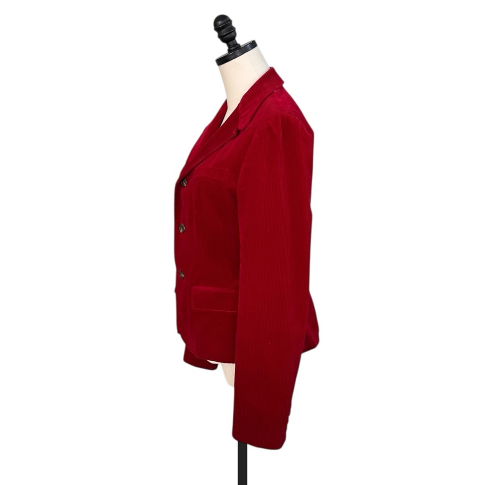 Ralph Lauren Vintage Corduroy Equestrian Blazer in Red | 8 - Picture 5 of 11